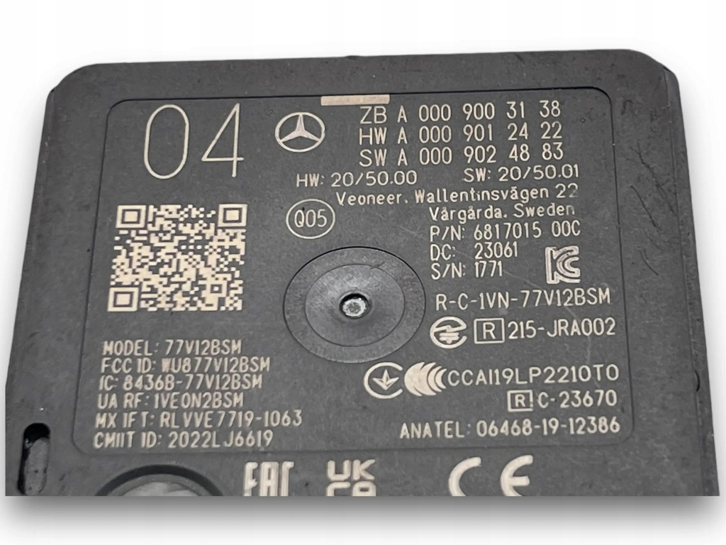 фото №3, Mercedes w206 датчик радар distronic 0009003138 m