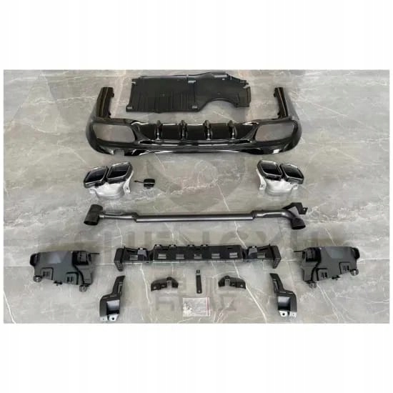 фото №10, Mercedes w206 c63 бампер + диффузор sedan / kombi