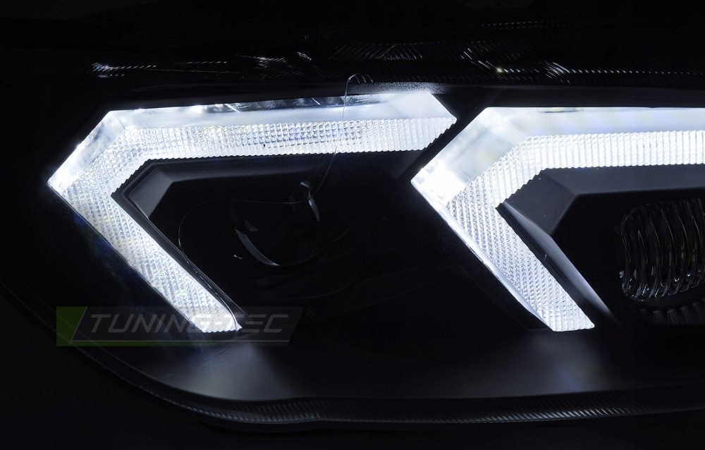 фото №4, Фары лампы kpl bi-xenon led black тюнинг bmw 3 e92 e93 lift lci 2010-