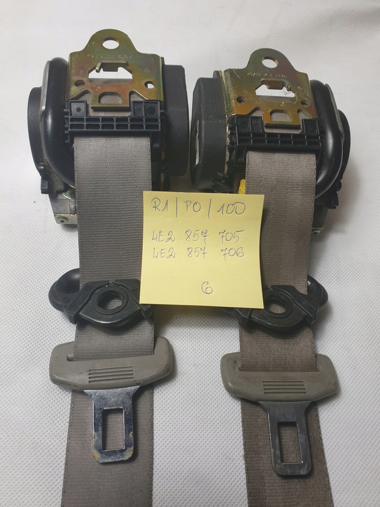 фото №1, Audi a8 d3 ремені безпеки перед комплект