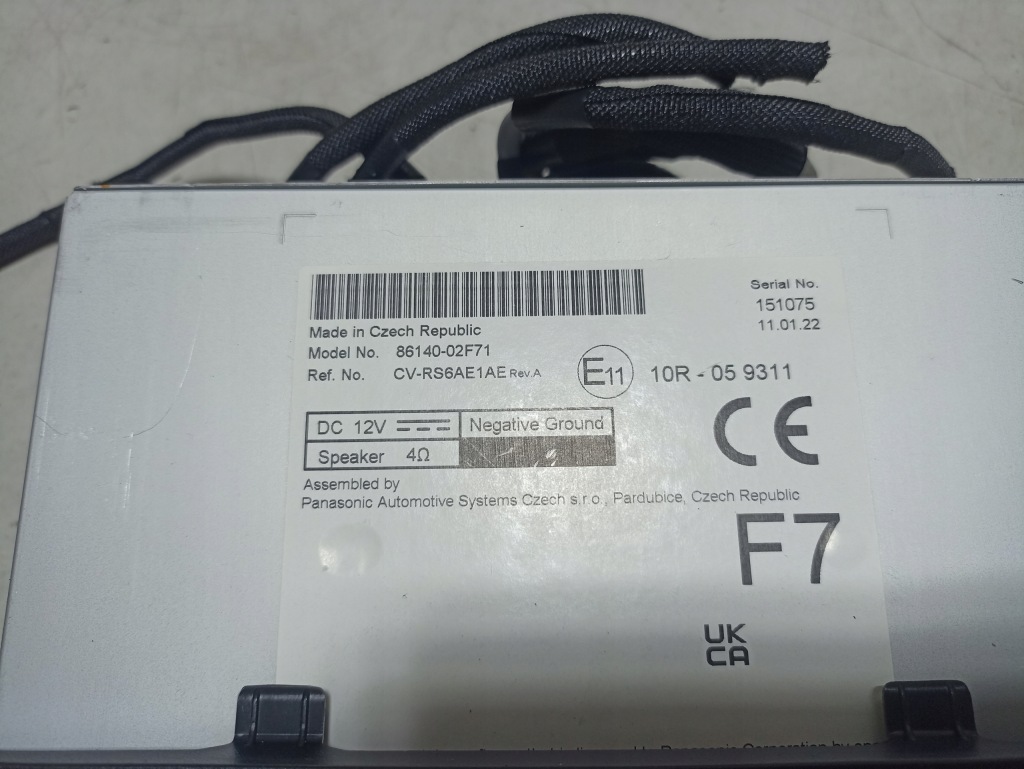 фото №3, Suzuki swace corolla e21 радио 86140-02f71