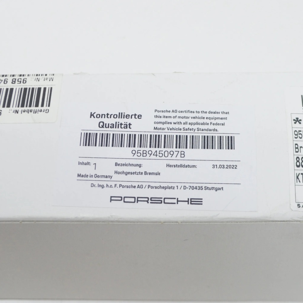 Porsche macan mk2 задние дополнительные фонарь  стоп-сигнал 95b945097b оригинальные с Разборки