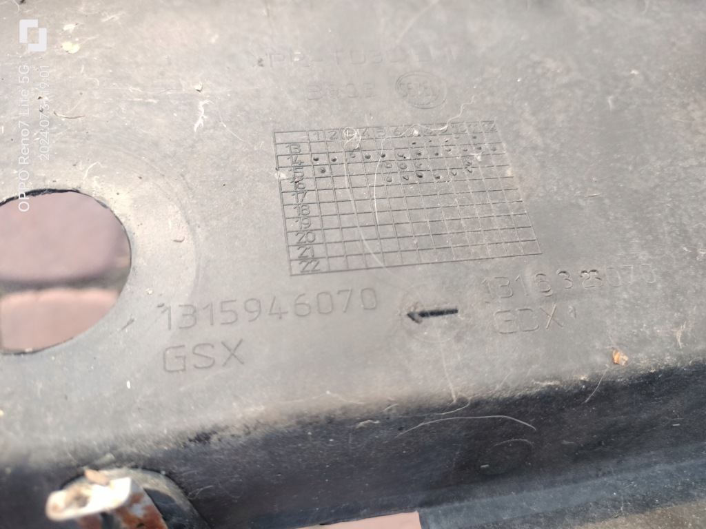 фото №13, Жабо fiat ducato iii boxer jumper 2014- пластиковый 1315946070