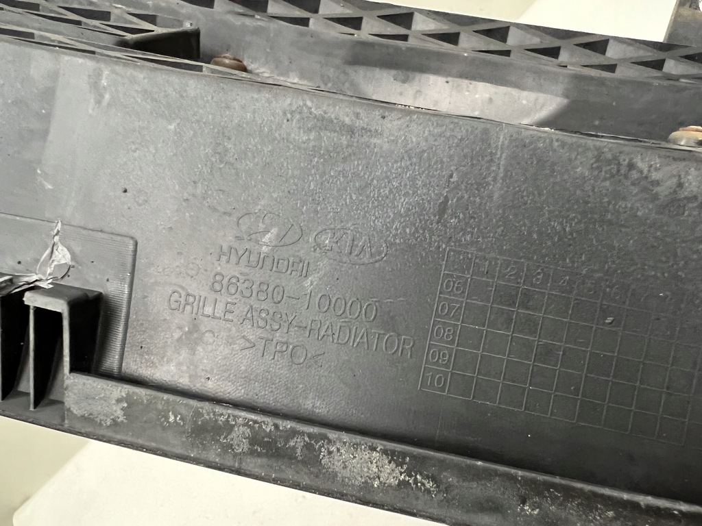 фото №9, Kia carens iii решітка радіатора решітка радіатора 86380-10000