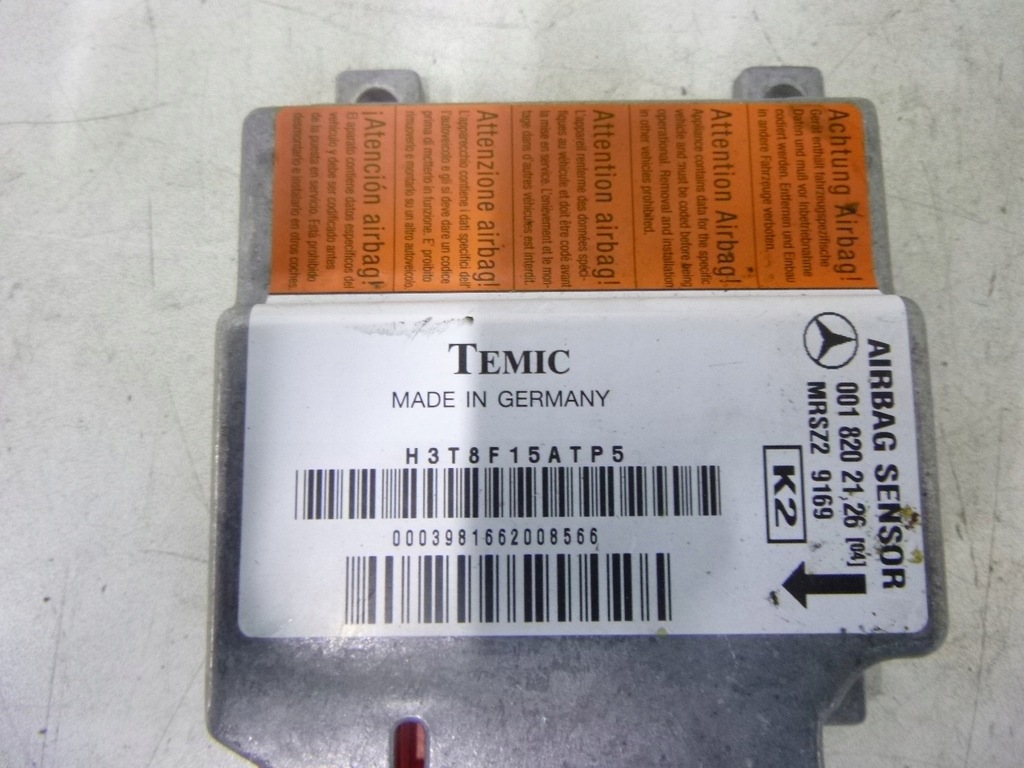 фото №1, Датчик блок керування подушка безпеки mercedes w210 2000r.