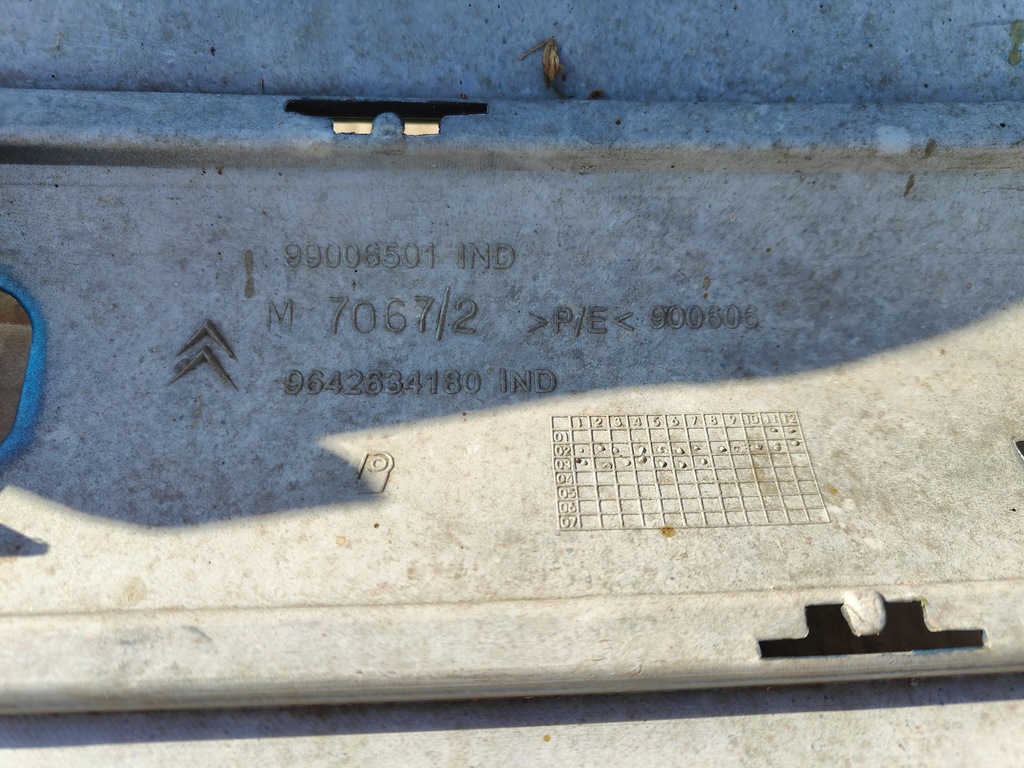 фото №11, Citroen c3 i 1 05- бампер задняя задний 9642634180