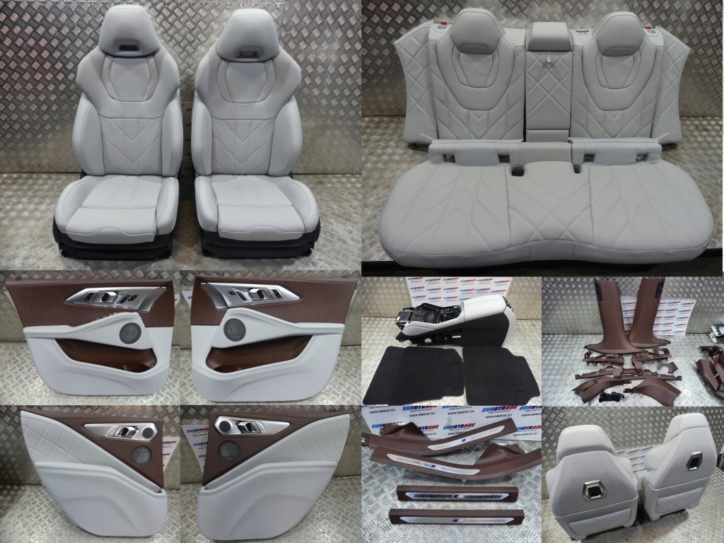 фото №1, Bmw g09 xm оббивка сидіння вентиляція масаж заднє сидіння обшивки тунель po 32km!