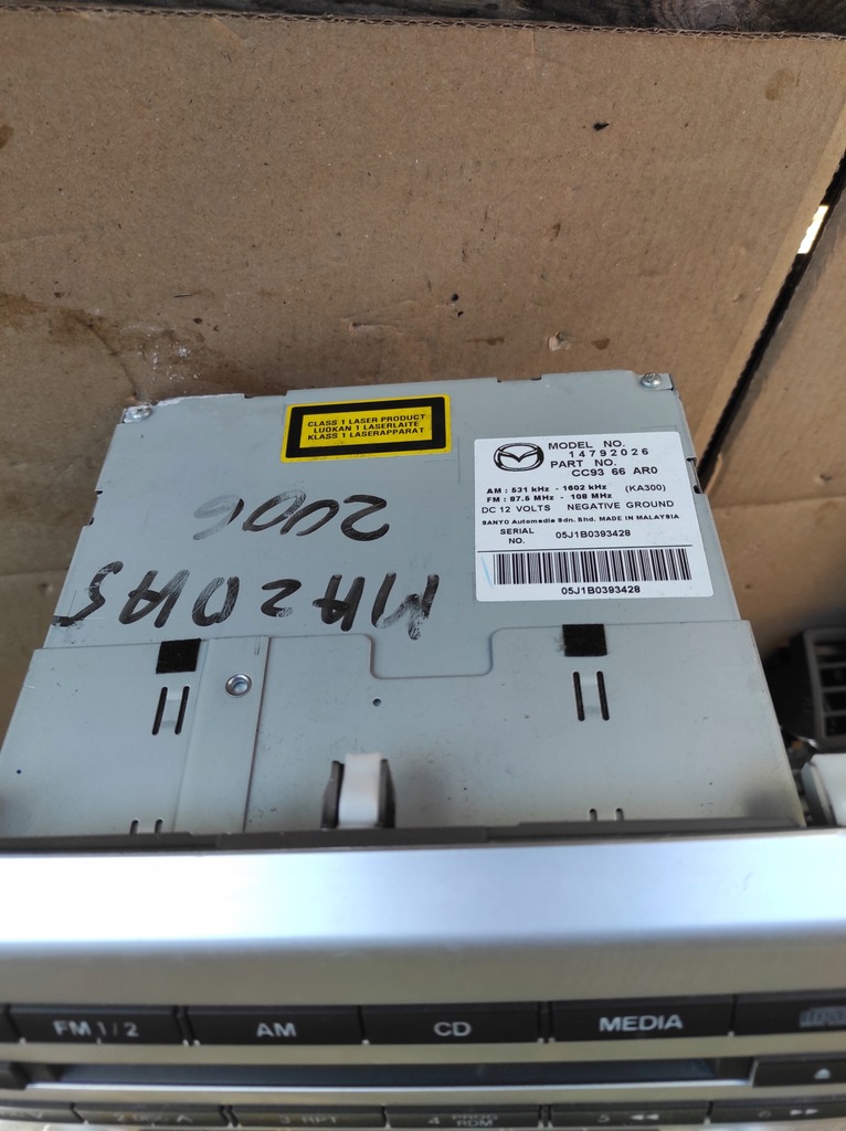 фото №5, Mazda 5 радіо керування обдув 14792021 14792026