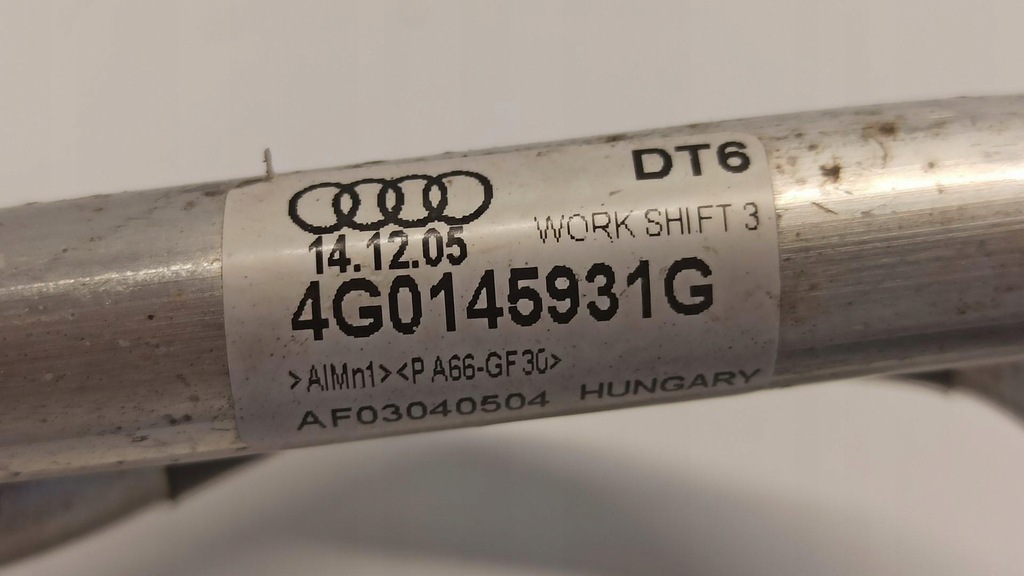 фото №4, Audi a6 c7 труба шланг wody 4g0145931g