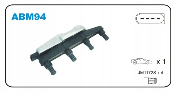 фото №2, Котушки запалювання janmor abm94