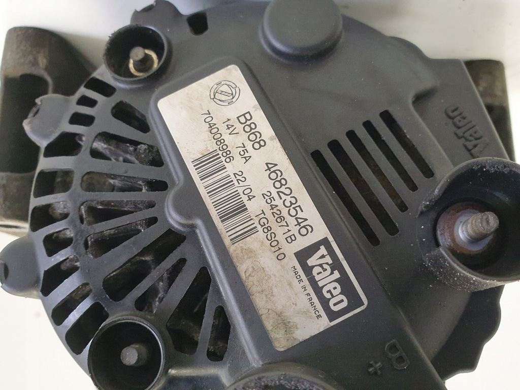 фото №8, Fiat punto 1.3 jtd m-jet генератор 46823546