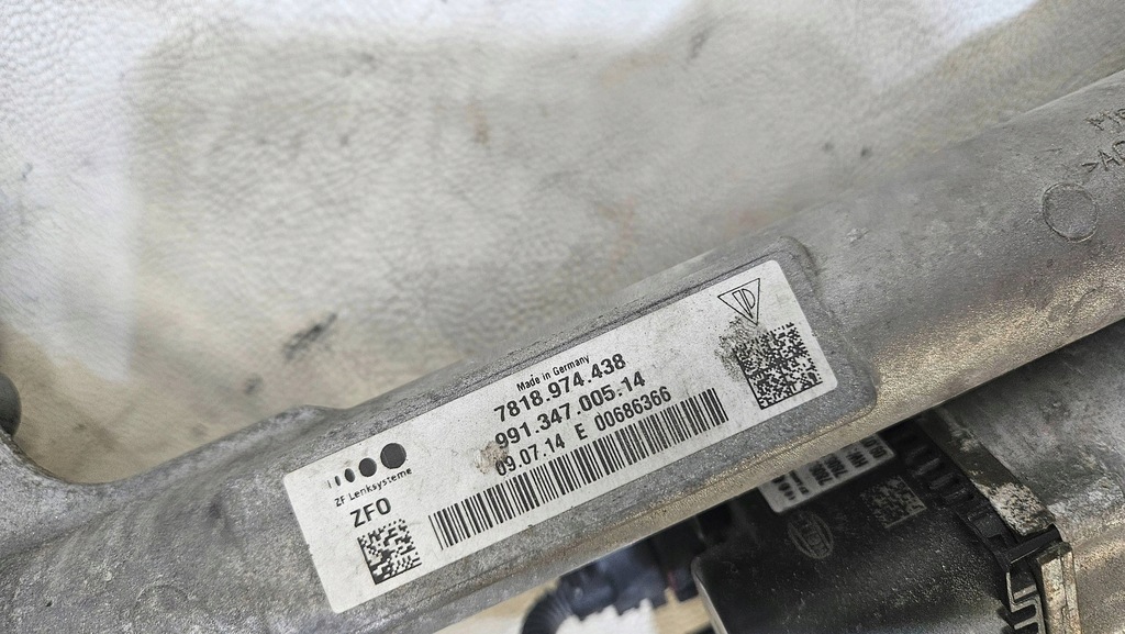 фото №8, Система рулевой трансмиссия porsche 991 911 991347005