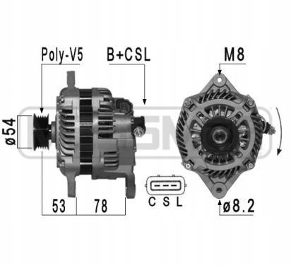 фото №1, Era генератор -messmer subaru