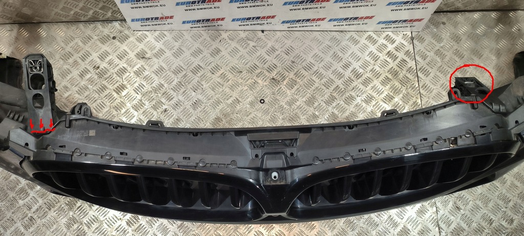 фото №11, Bmw 8 g14 g15 g16 mp бампер перед хром pdc камера карбон schwarz 416