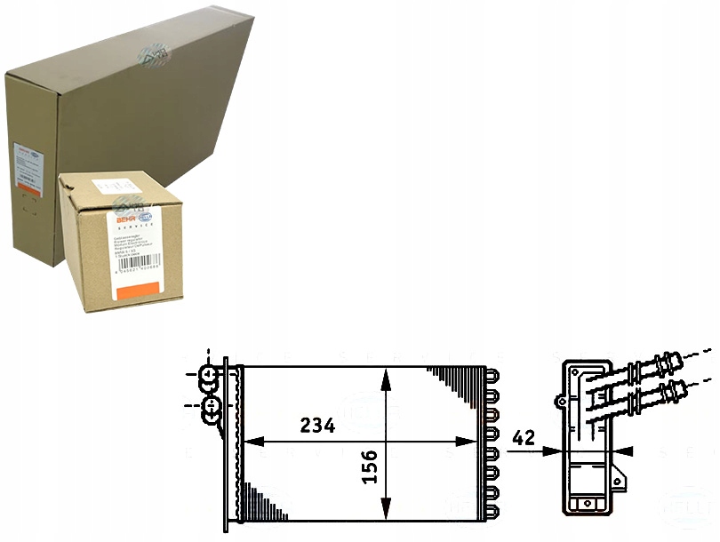 фото №1, Behr hella отопитель