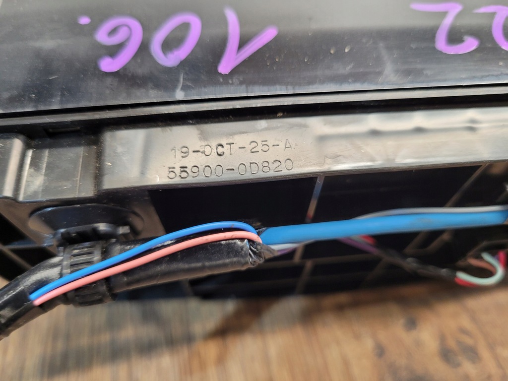 фото №7, Toyota yaris iii панель кондиціонера 55900-0d820