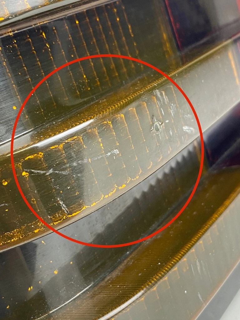 фото №10, Стекло фары лампа задняя задняя левая mercedes 190 w201 тонированная