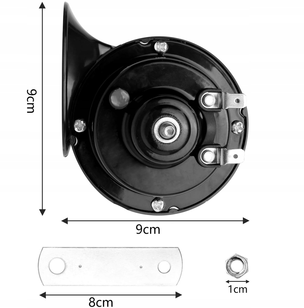 фото №15, Клаксон ślimaka 12 v ,электрический клаксон совместимый с ciężarówkami, 300db