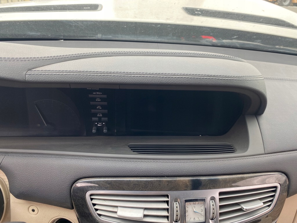 фото №5, Mercedes cl w216 - консоль панель приладів приладова подушка безпеки europa eu шкіра
