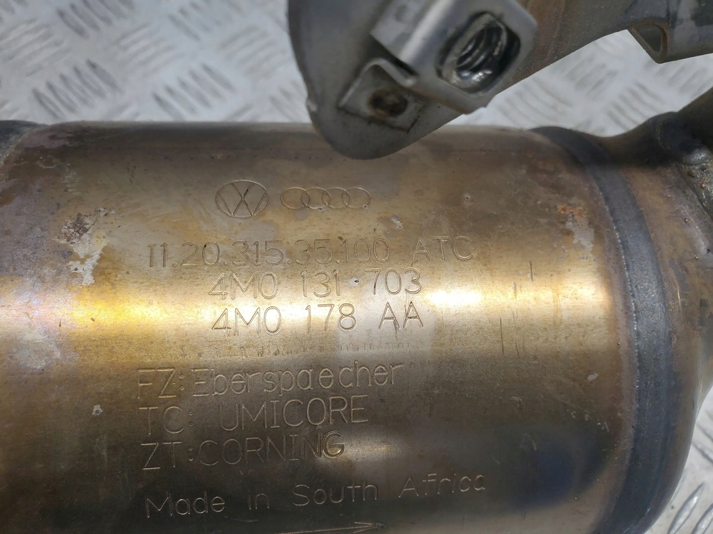 фото №6, Audi q7 4m 2018 фильтр частиц твердых катализатор / fap / dpf