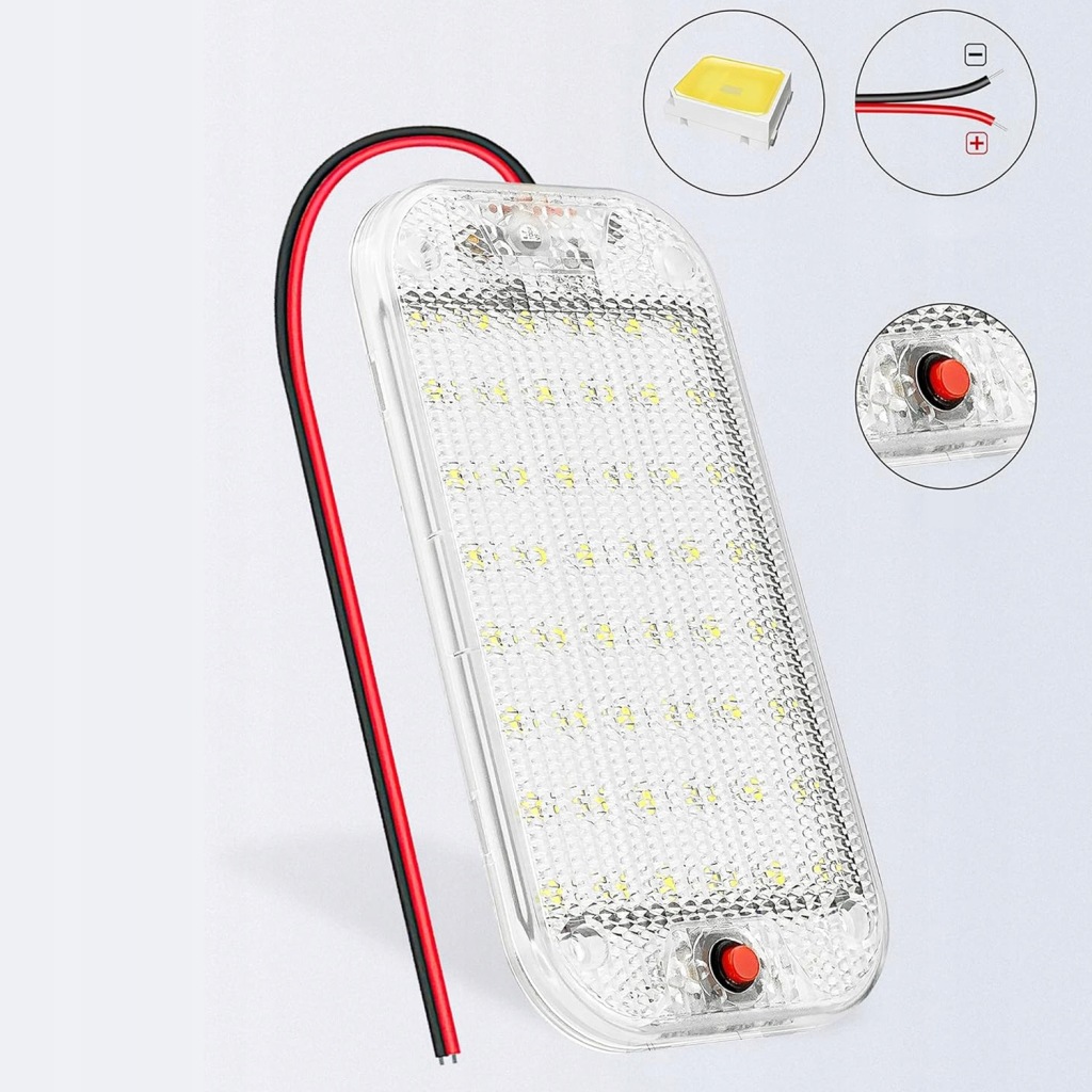фото №13, Лампа освещение led do багажника лампа потолочная салона автомобиля 4szt