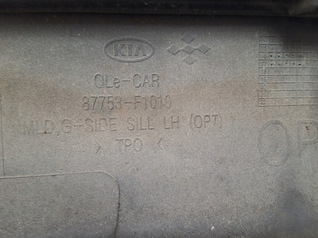 фото №6, Kia sportage iv молдинг накладка порог левая 87753-f1010