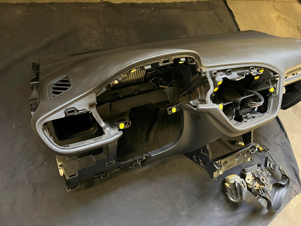 фото №5, Ford puma ii mk2 панель приладів консоль подушка безпеки ремені оригінал ідеальний стан демонтаж