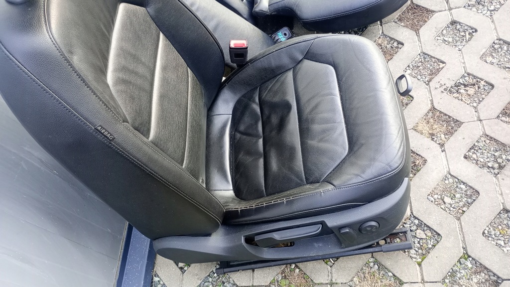 фото №8, Сиденья обшивки кожа комплект vw passat b7 kombi - подогрев