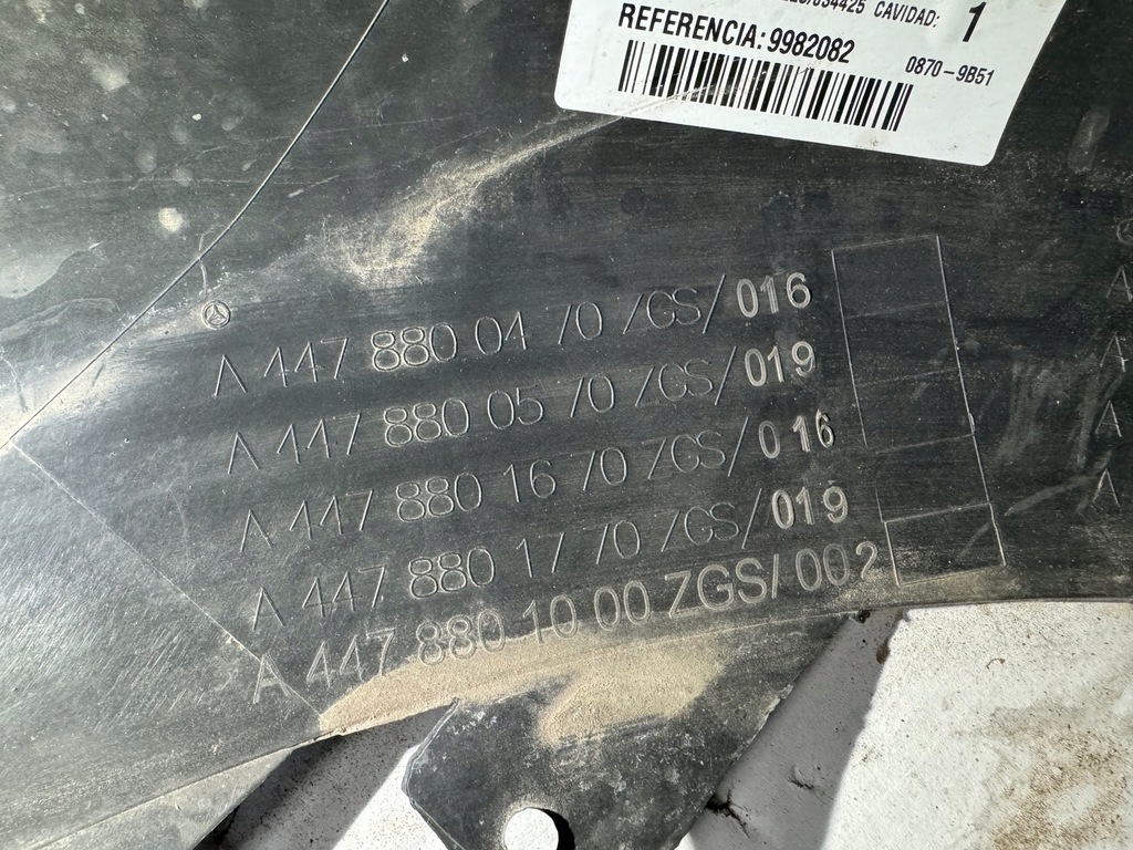 фото №7, Mercedes vito w447 бампер передній