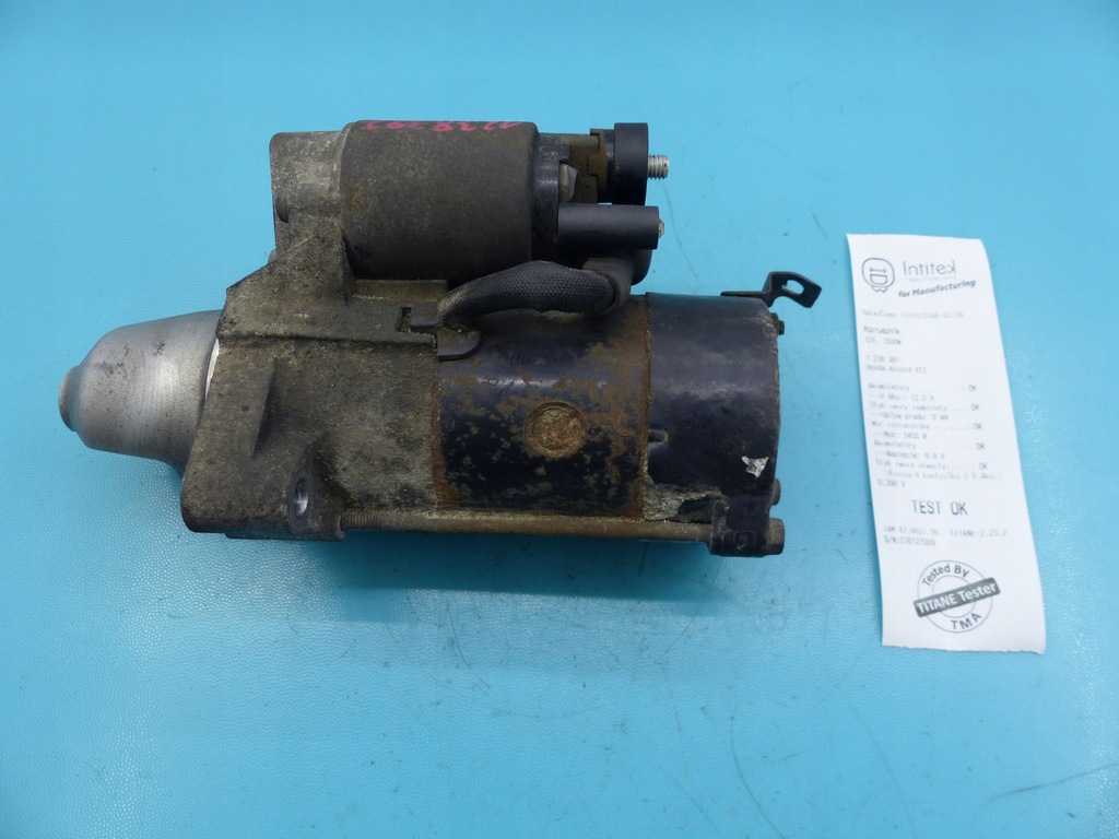 фото №1, Test стартер honda accord vii 02-08 2.2 i-ctdi