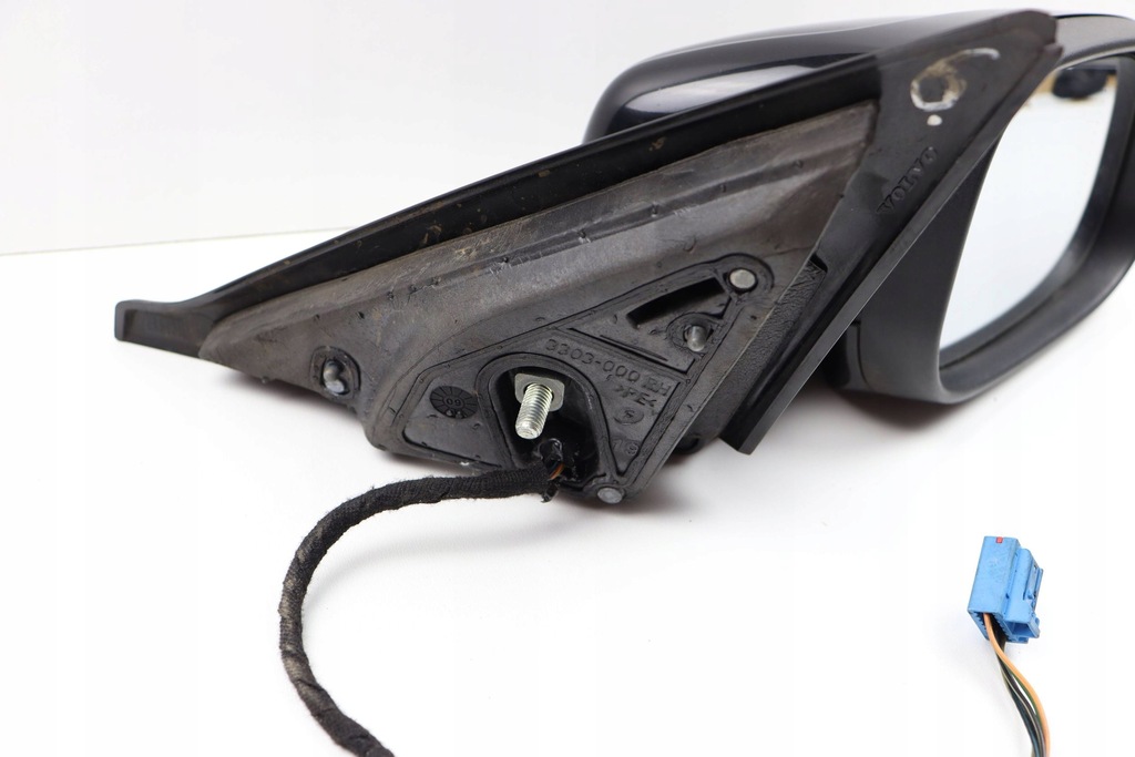 фото №10, Volvo v50 lift s40 ii зеркало правое 6 pin чёрные 019-26 europa