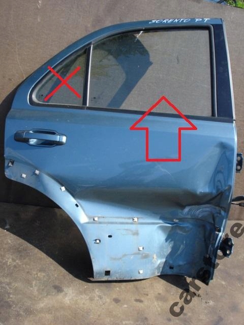 фото №1, Kia sorento 02-09 стекло боковая дверь задняя правая