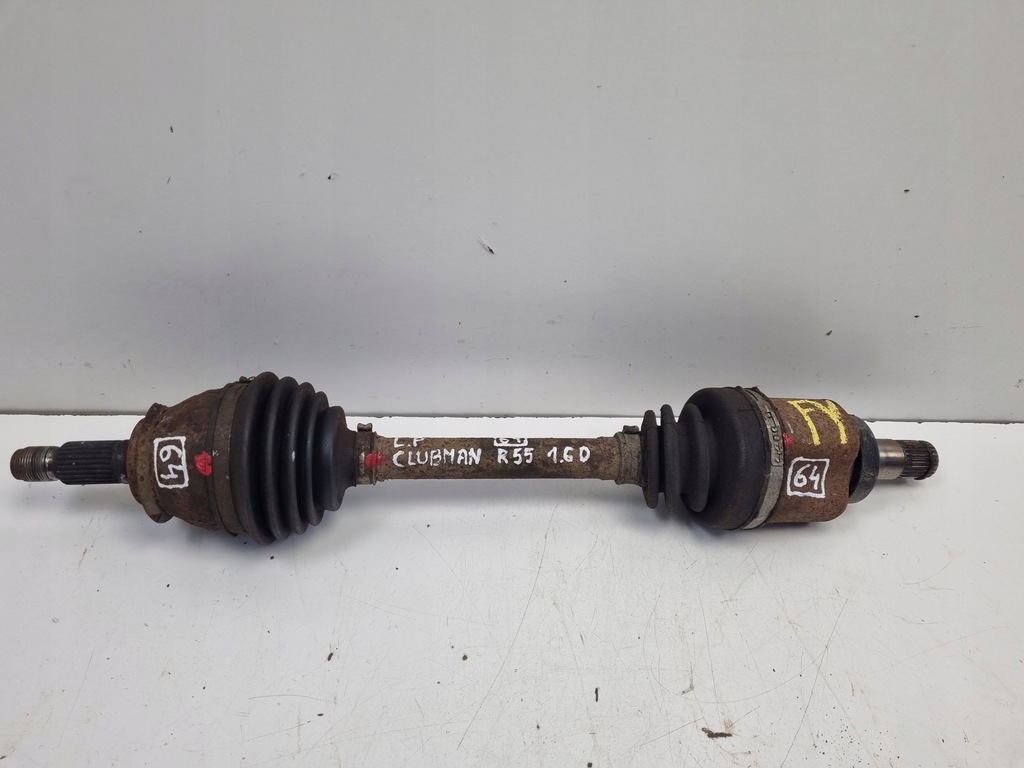фото №1, Mini clubman r55 r56 1.6 d левая передняя приводной вал półośka левый перед