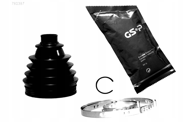 фото №2, Защита шарнир. zewn.kpl citroen c8 02- gsp