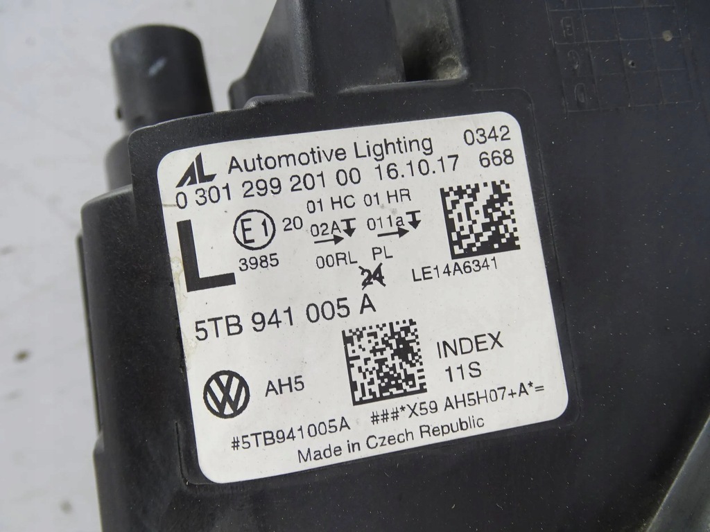 фото №8, Лампа перед передняя левая vw touran iii 3 5ta 5tb