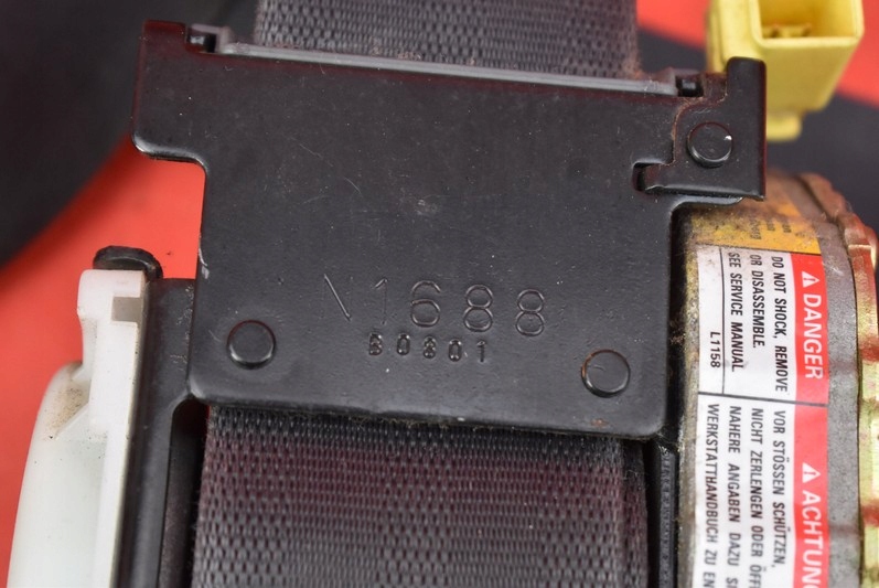 фото №8, Pas безопасности правый перед eu tk-ab2-es100 subaru impreza 2 ii 00-02