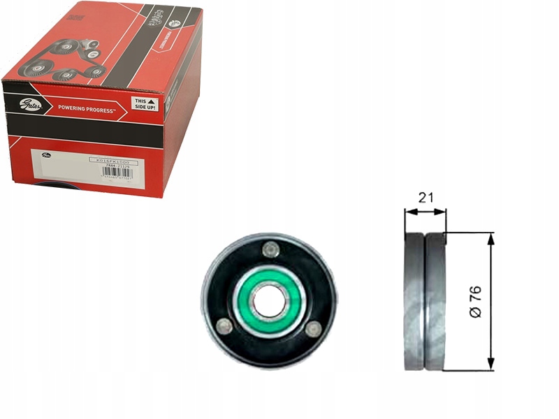 Купити Gatt36730 ролик напрямна audi