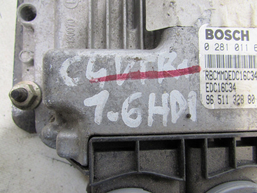 фото №5, Бортовий комп'ютер блок керування двигуна citroen peugeot