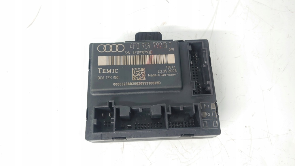 фото №1, Audi a6 c6 модуль блок керування двері правий перед 4f0959792b