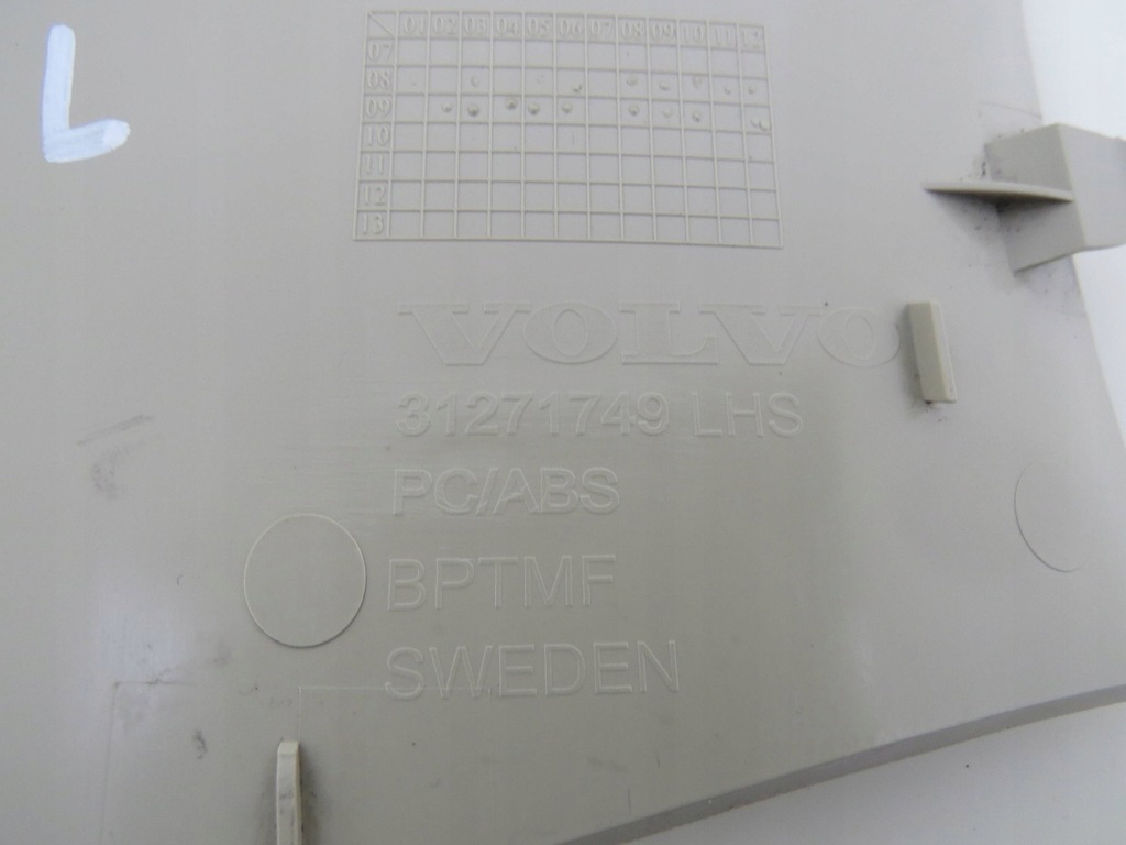 фото №8, Защита обивка стойка c багажника левый задняя задняя 31271749 volvo xc60 i