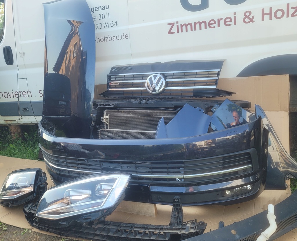 фото №13, Vw transporter t6 t6.1 капот lc9a 2021rok