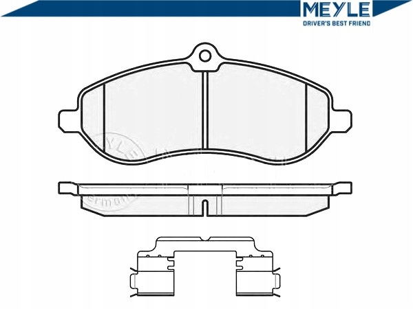 фото №2, Meyle гальмівні колодки гальмівні citroen перед jumpy scudo e