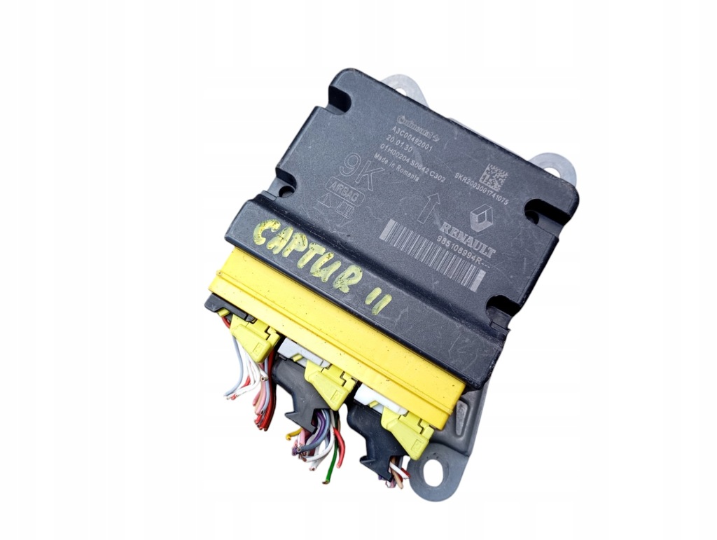 фото №1, Модуль подушок повітряних датчик подушка безпеки renault captur ii оригінальний номер 985108994r