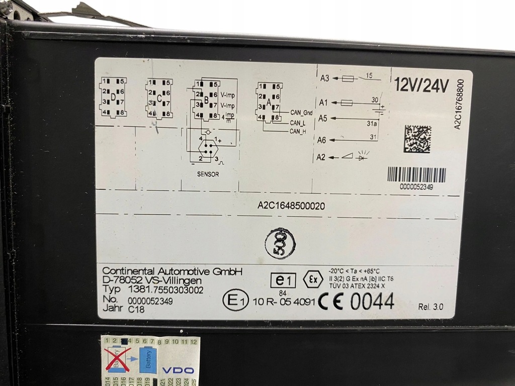 фото №8, Mitsubishi canter 2016 блок управления / модуль заднего подвеска пневматический