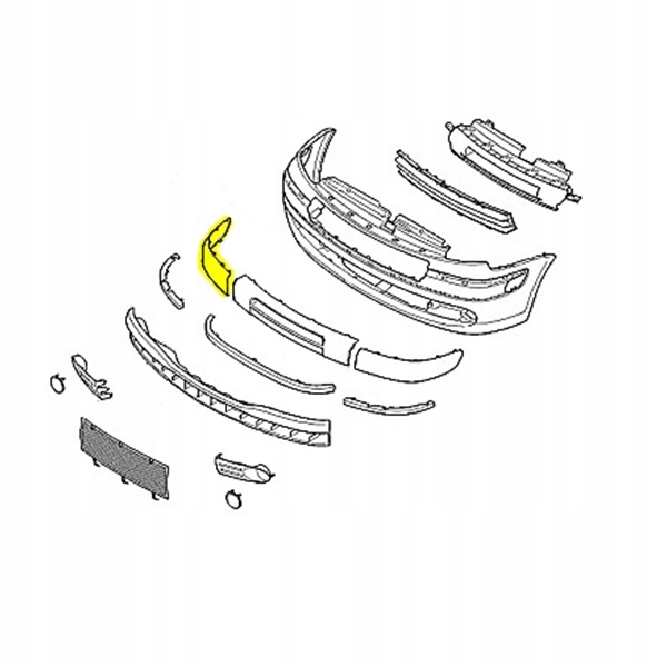 фото №6, Накладка бампера правый перед xsara picasso 7452cg