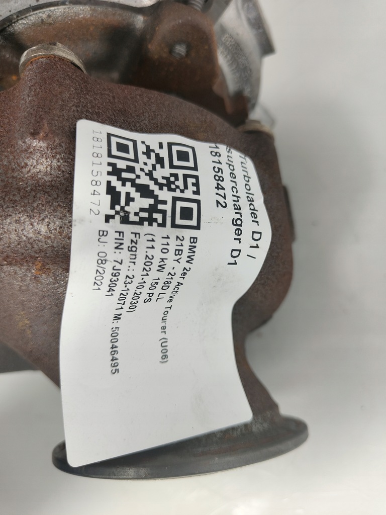 фото №10, Bmw x1 u11 u06 b47c20b турбонагнетатель 9885976