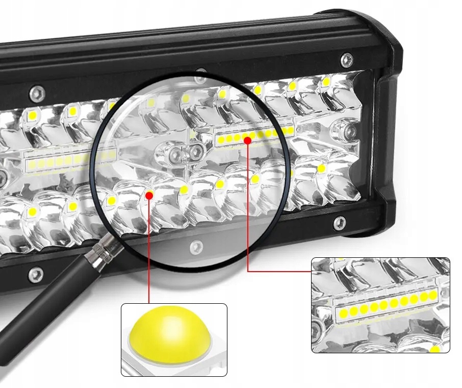 фото №8, Лампа робоча ledbar прожектор led 51cm 140 led 6000k