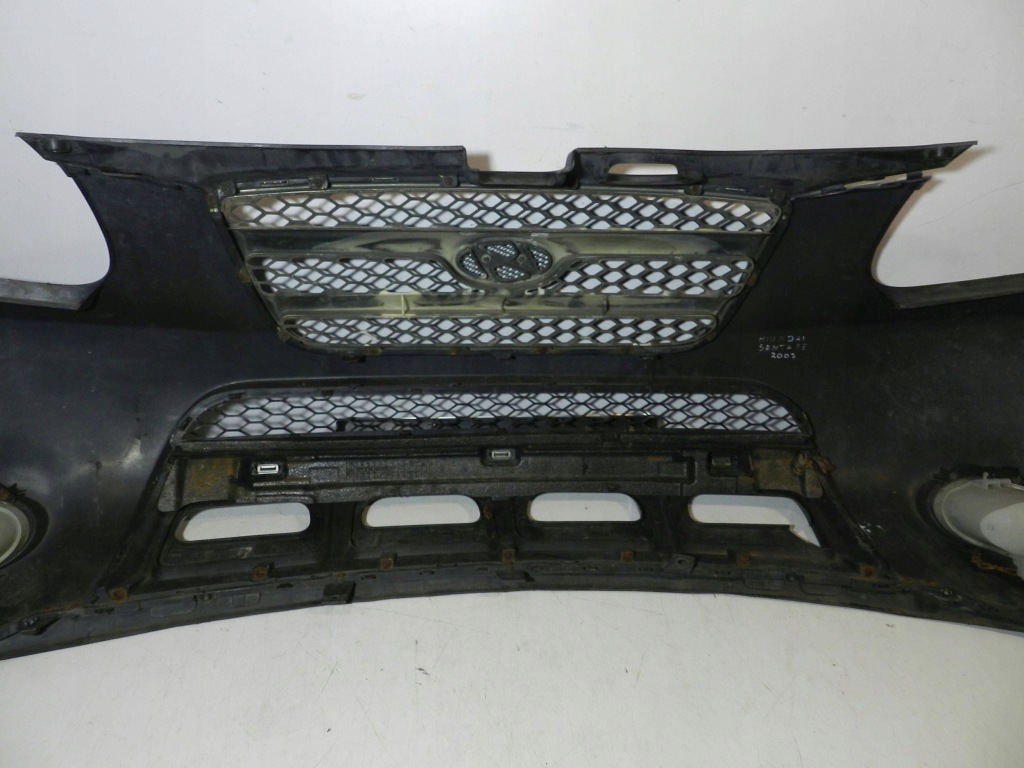 фото №9, 350.hyundai santa fe ii 06-09 бампер перед передній решітка радіатора протитуманна фара комплект