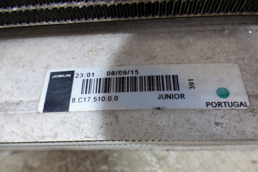 Радіатор води кондиціонер інтеркулер вентилятор комплект  13486493 opel corsa e 1.0tb Зі Шроту