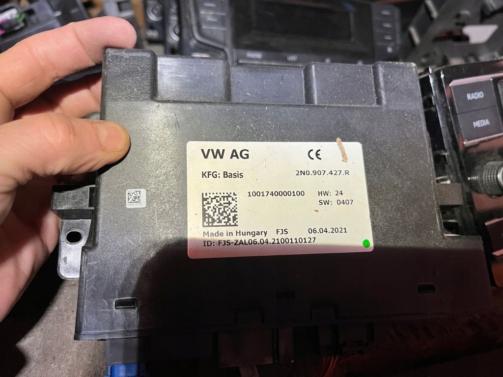 фото №1, Модуль блок управления vw crafter ii man tge 18-24 rok 2n0907427r